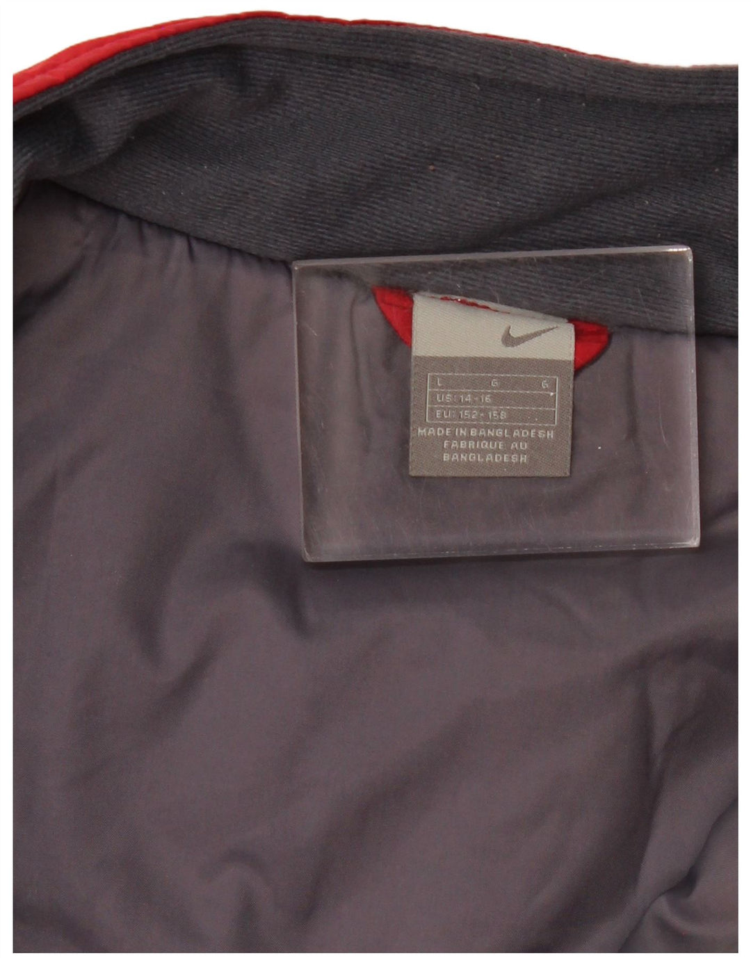 NIKE drenge vindjakke 12-13 år stor rød farveblok