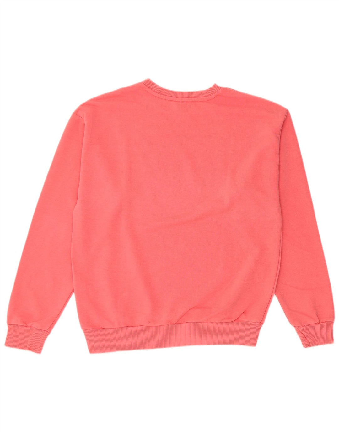 Puma Dame Grafisk Oversized Sweatshirt Jumper UK 10 Small Pink Bomuld