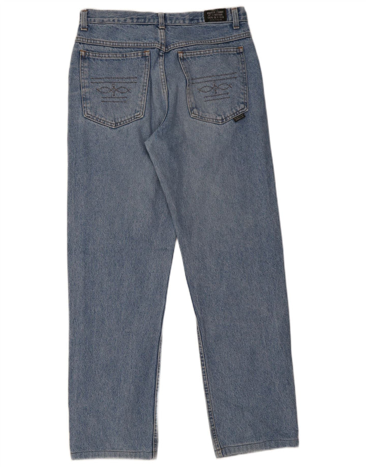 Benetton Herre Straight Jeans IT 46 W33 L30 Blå Bomuld