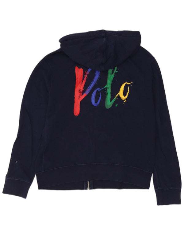 Polo Ralph Lauren piger hættetrøje med lynlås 10-11 år medium marineblå