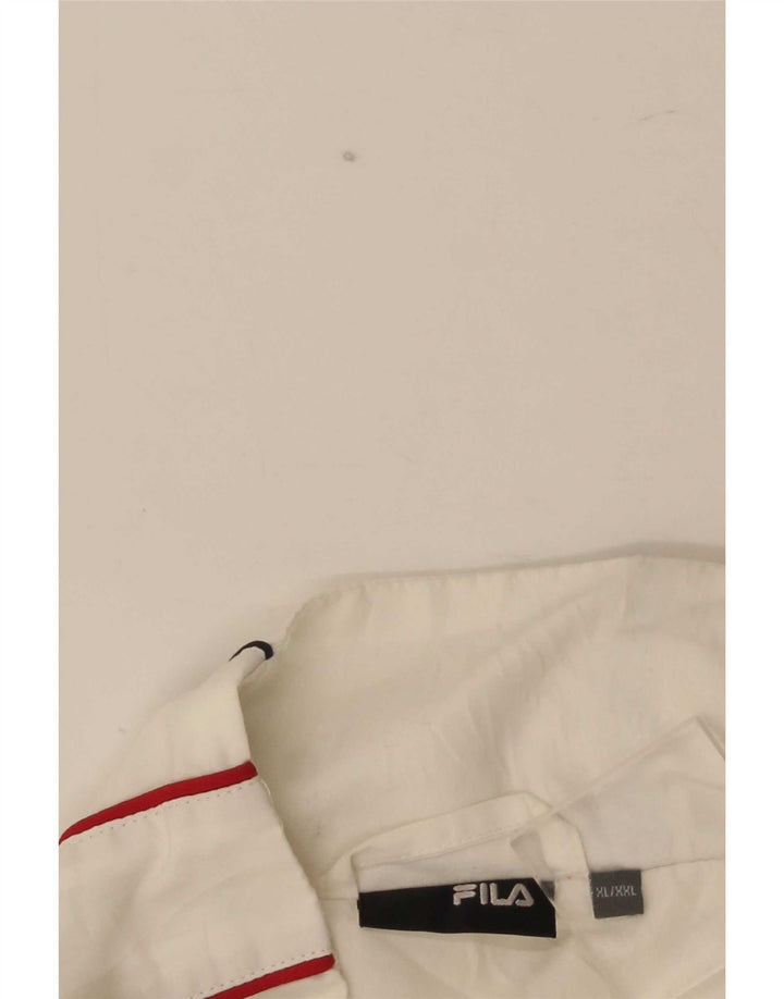 Fila Træningsdragt til mænd Topjakke XL Hvid Polyester