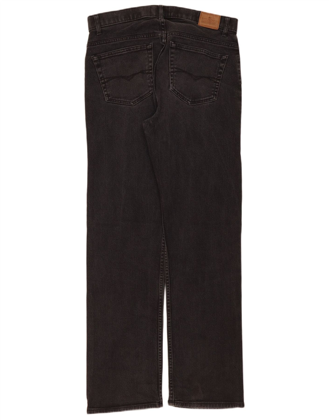Marks & Spencer Straight Jeans til mænd W34 L33 Sort bomuld