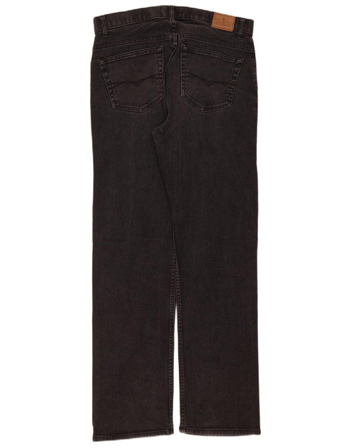 Marks & Spencer Straight Jeans til mænd W34 L33 Sort bomuld