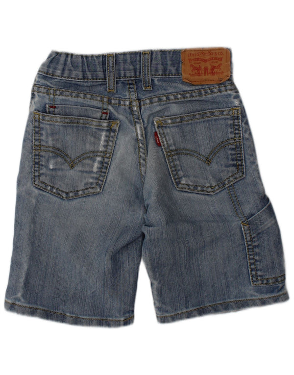 LEVI'S Girls Denim Shorts 3-4 Years W20 Blue Cotton