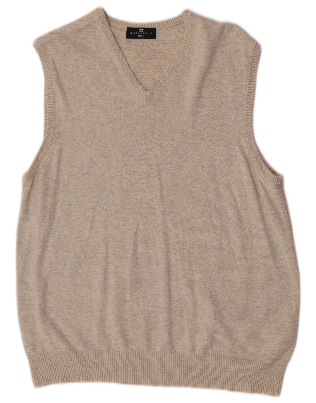 Marks & Spencer Herre Blue Harbor Vest Tank Top UK 41/43 Large Beige