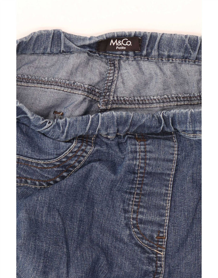 M&Co Dame Petite Jegging Jeans W32 L26 Blå