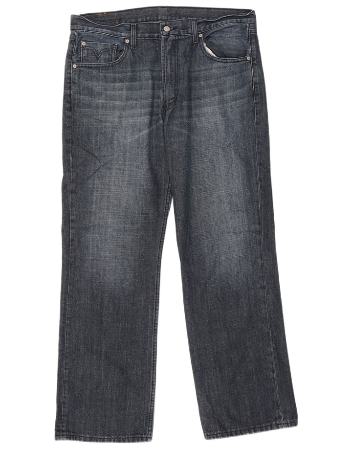 Levi's Herre 506 Straight Jeans W38 L32 Blå Bomuld