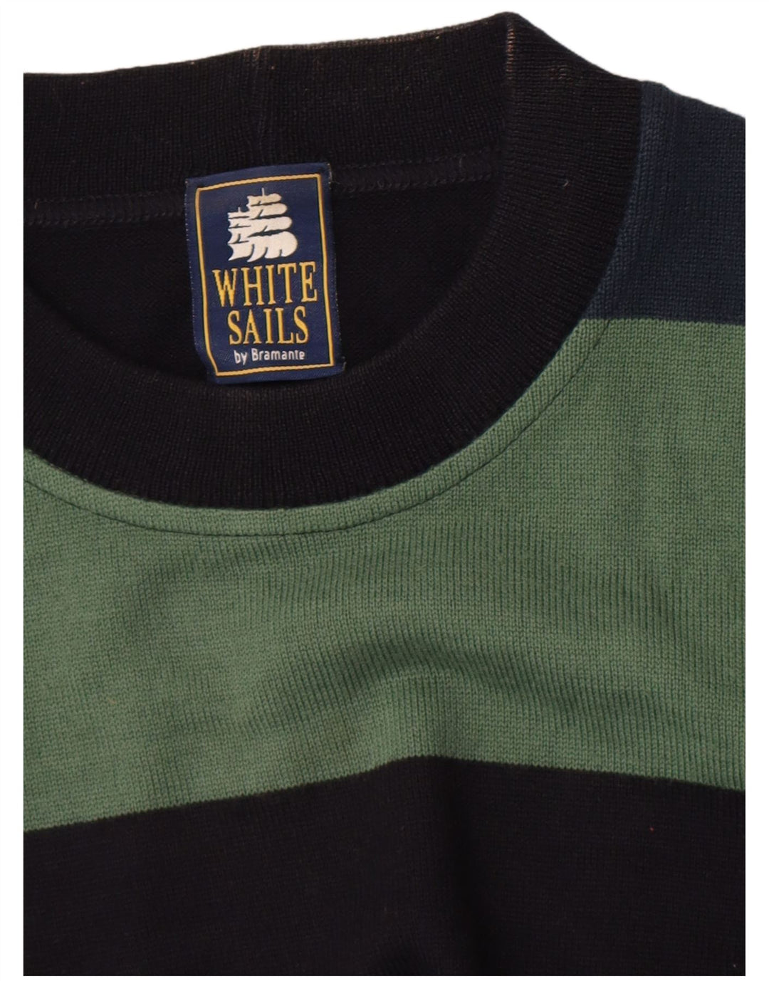White Sails Herre Crew Neck Jumper Sweater Stor flerfarvet Colourblock