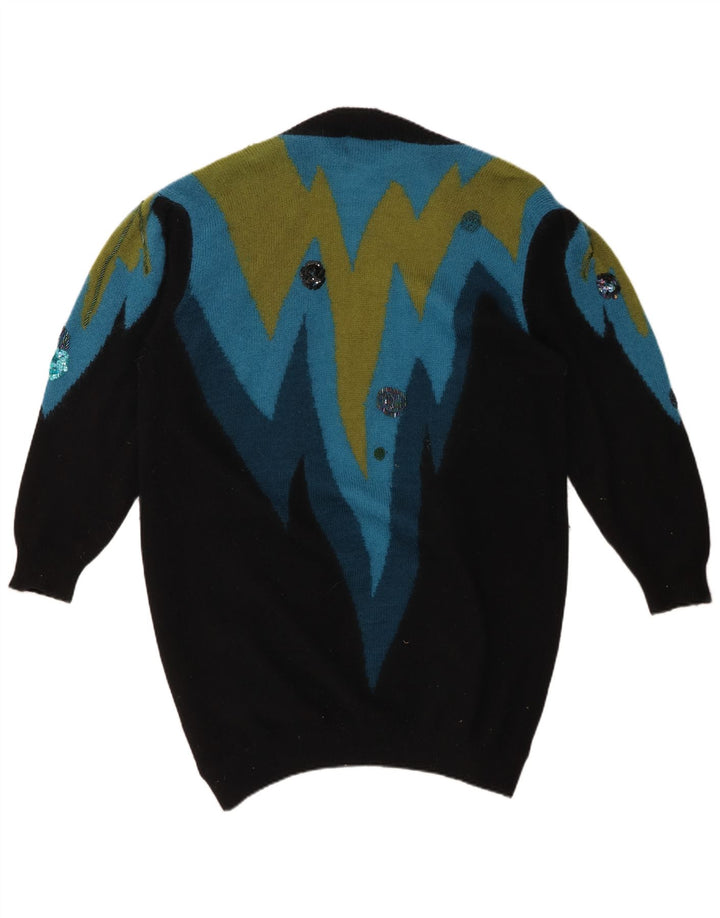 TOPLIKE Dame Oversized Longline cardigan sweater EU 40 Medium Blue