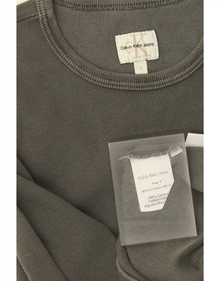 Calvin Klein Jeans Herre Top Langærmet Lille Grå Bomuld