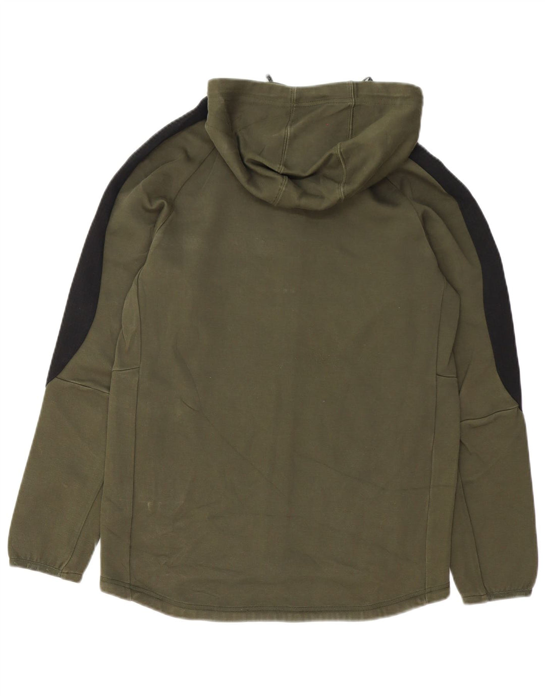 Puma Hættetrøje med lynlås til mænd mellemgrøn Colourblock Bomuld