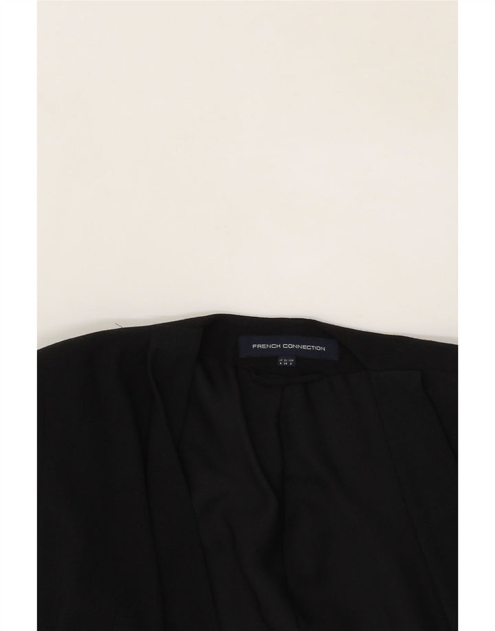 FRENCH CONNECTION Womens 3/4 Sleeve Open Blazer Jacket UK 6 XS  Black Vintage French Connection and Second-Hand French Connection from Messina Hembry 