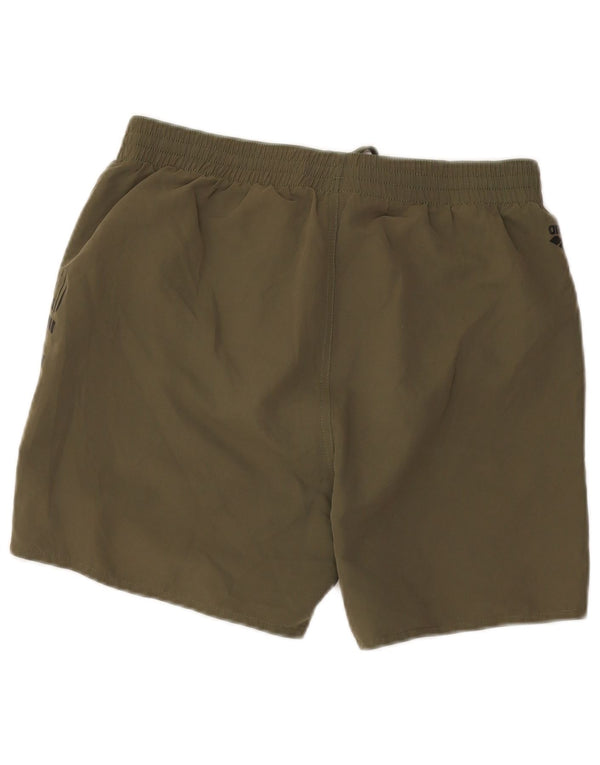 Arena Herre grafiske sportsshorts Medium Khaki Polyester