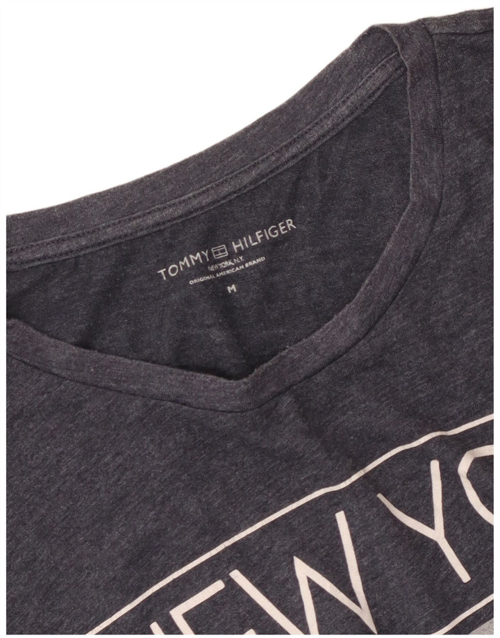 Tommy Hilfiger Herre grafisk T-shirt top mellemgrå