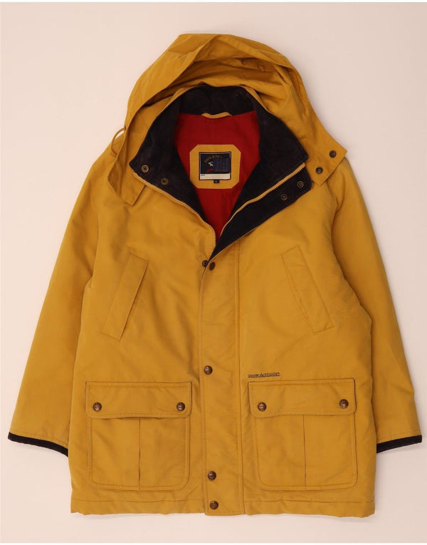 Paul & Shark Herre Yachting Hooded Windbreaker Coat UK 40 Large Yellow
