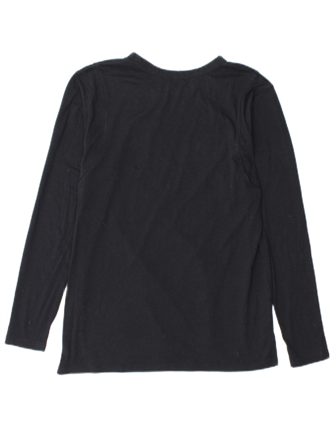 Under Armour Dame Grafisk Top Langærmet UK 10 Small Navy Blue