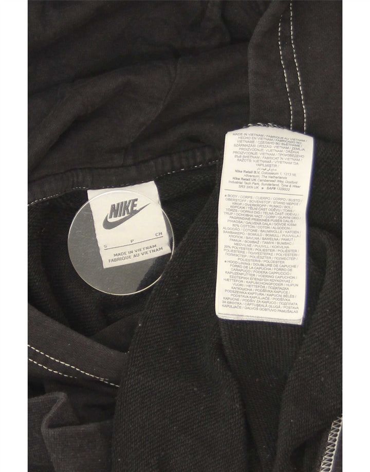 Nike oversized hættetrøje til mænd, lille sort bomuld