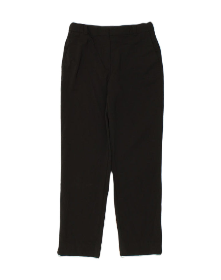 MASSIMO DUTTI Womens Tapered Casual Trousers US 4 XS W27 L27 Black Wool | Vintage Massimo Dutti | Thrift | Second-Hand Massimo Dutti | Used Clothing | Messina Hembry 