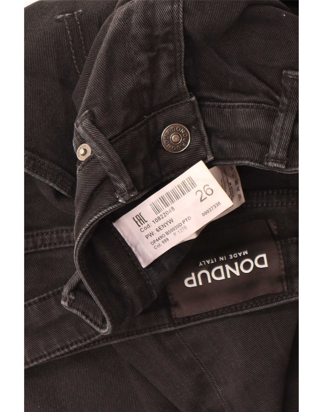 Dondup Dame Bootcut Jeans W26 L26 Sort Bomuld