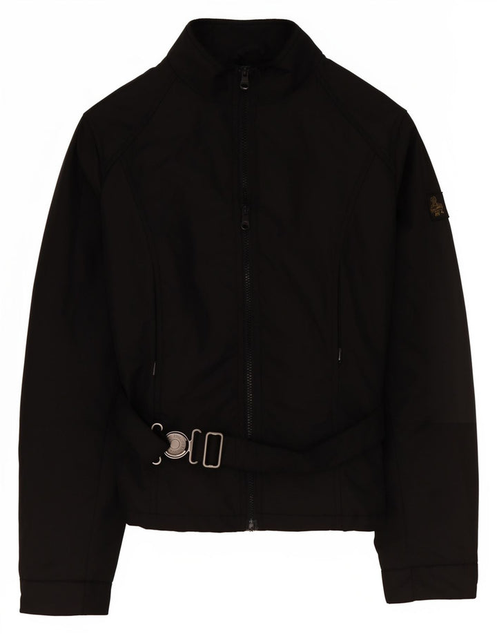 Refrigiwear piger regnjakke 13-14 år XL Sort polyamid Biker