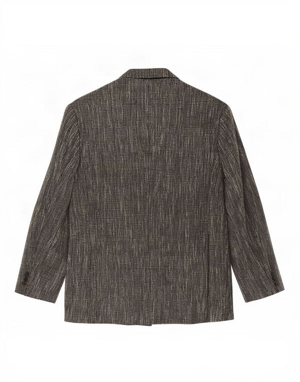 Angelo Litrico Herre Double Breasted Blazer Jacket UK 40 Large Grey Flecked