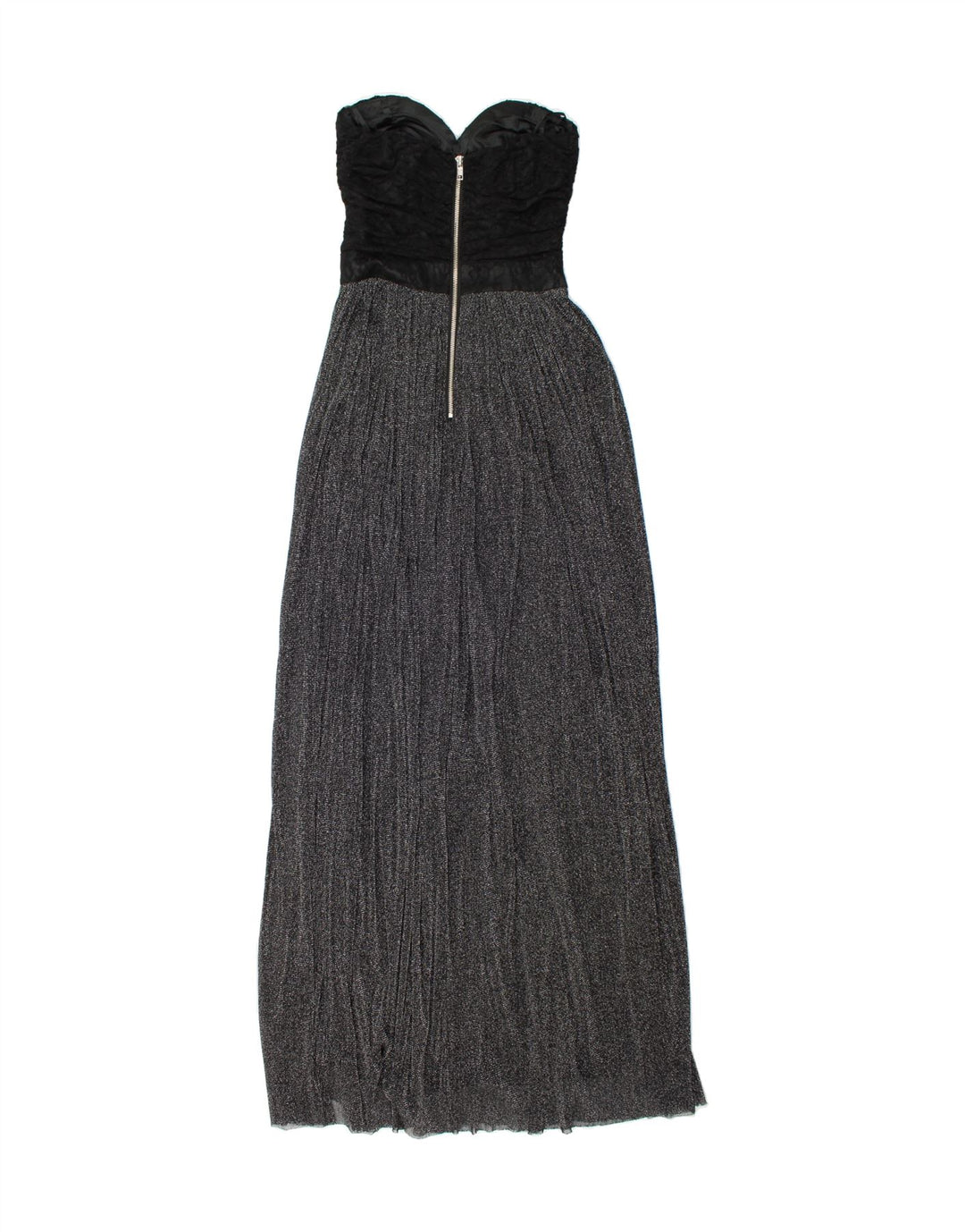 VINTAGE Womens Maxi Strapless Dress UK 6 XS  Black Polyamide Vintage Vintage and Second-Hand Vintage from Messina Hembry 