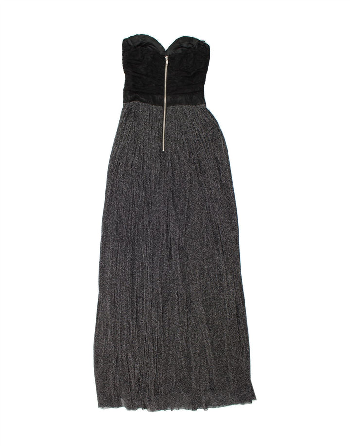 VINTAGE Womens Maxi Strapless Dress UK 6 XS  Black Polyamide Vintage Vintage and Second-Hand Vintage from Messina Hembry 