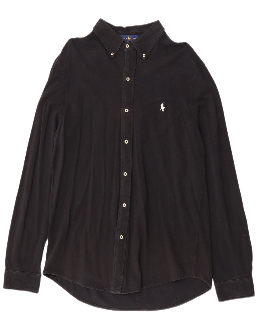 Ralph Lauren herreskjorte stor sort bomuld
