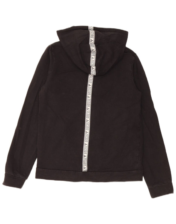 Guess Girls Grafisk hættetrøje med lynlås 15-16 år Sort Colourblock Bomuld