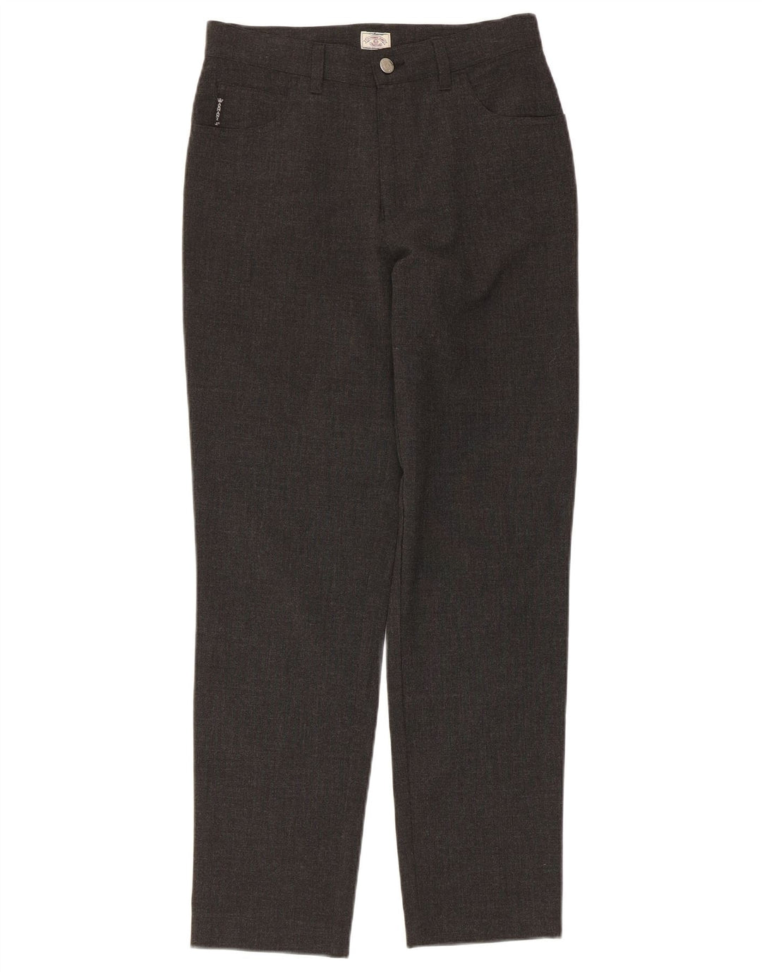 ARMANI koniske afslappede bukser til kvinder W28 L28 Grå polyester