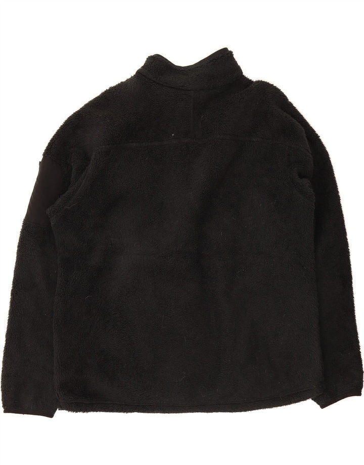 L.L.BEAN Mens Fleece Jacket UK 42 XL Black Polyester Vintage L.L.Bean and Second-Hand L.L.Bean from Messina Hembry 