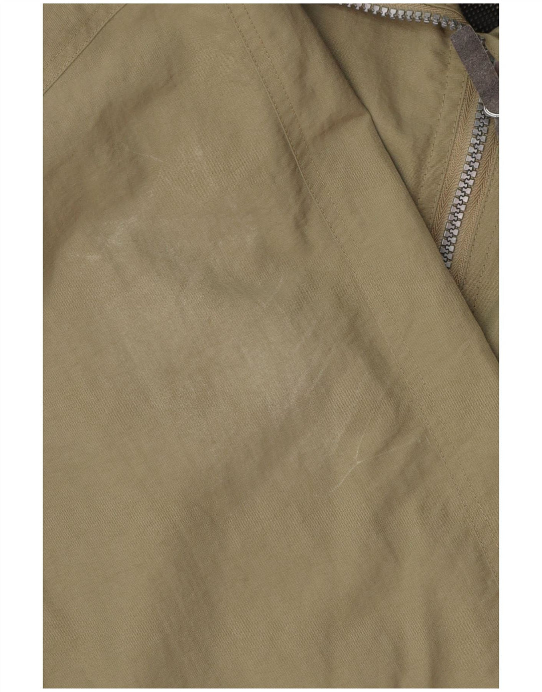 DIADORA Herre Hætte Loose Fit Regnjakke UK 38 Medium Khaki Polyamid