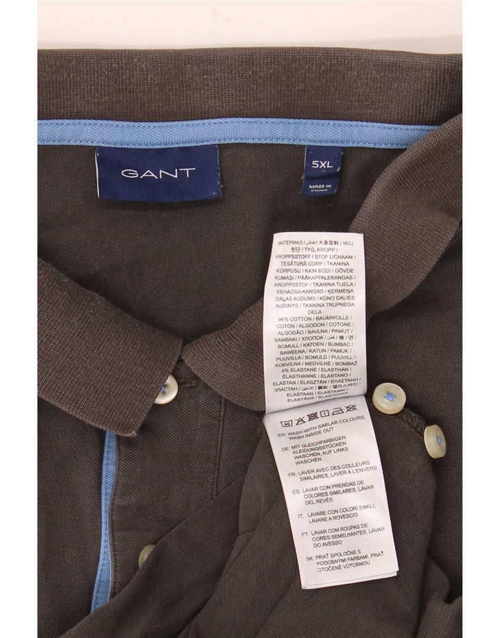 Gant Polo Shirt til mænd 5XL Grå Bomuld