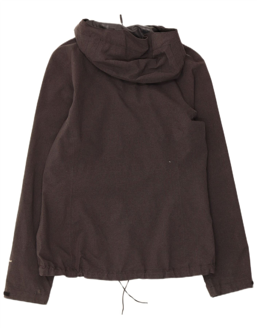 THE NORTH FACE Regnjakke med hætte til kvinder UK 14 Mellemgrå polyester