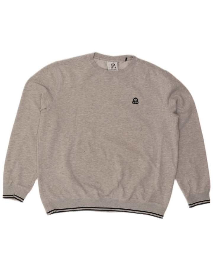 TOG 24 Herre Sweatshirt Jumper XL Grå Bomuld