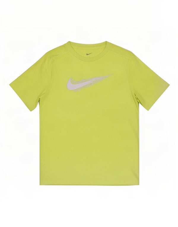 Nike Boys Dri Fit grafisk T-shirt top 12-13 år Stor grøn polyester