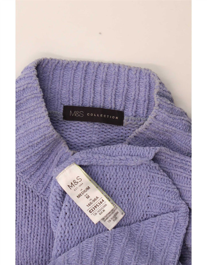 Marks & Spencer Dame Turtle Neck Jumper Sweater UK 14 Medium Purple