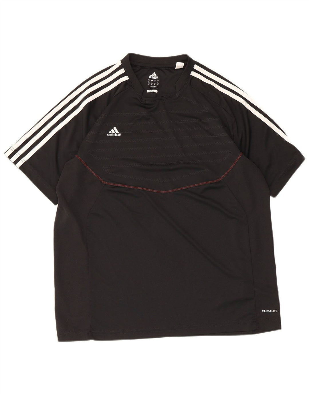 Adidas Herre Climalite T-Shirt Top Stor Sort Polyester