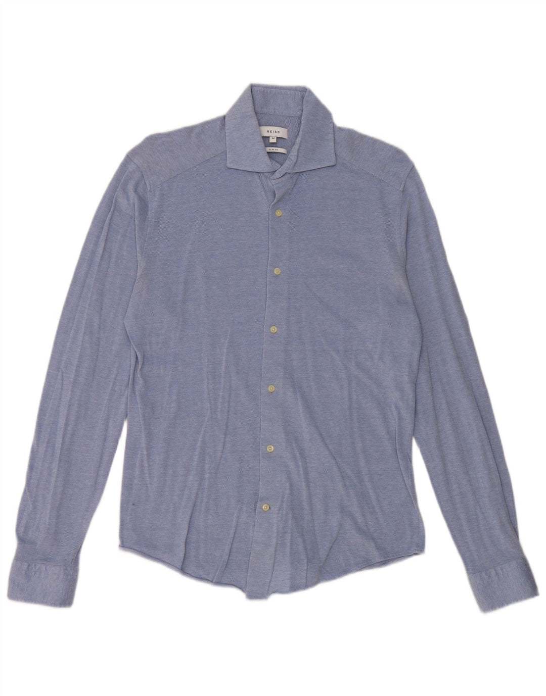 Reiss Herre Slim Fit skjorte Medium Blue Bomuld