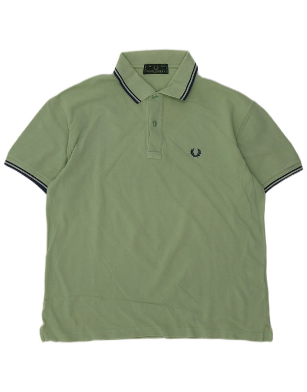Fred Perry herre poloshirt mellemgrøn bomuld