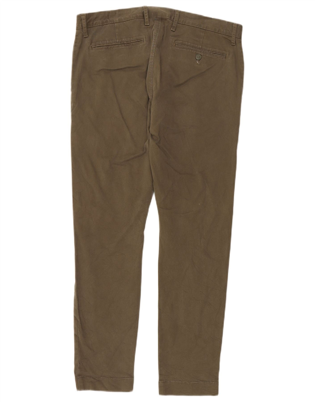 J. CREW Slim Chino-bukser til mænd W33 L30 Khaki Bomuld