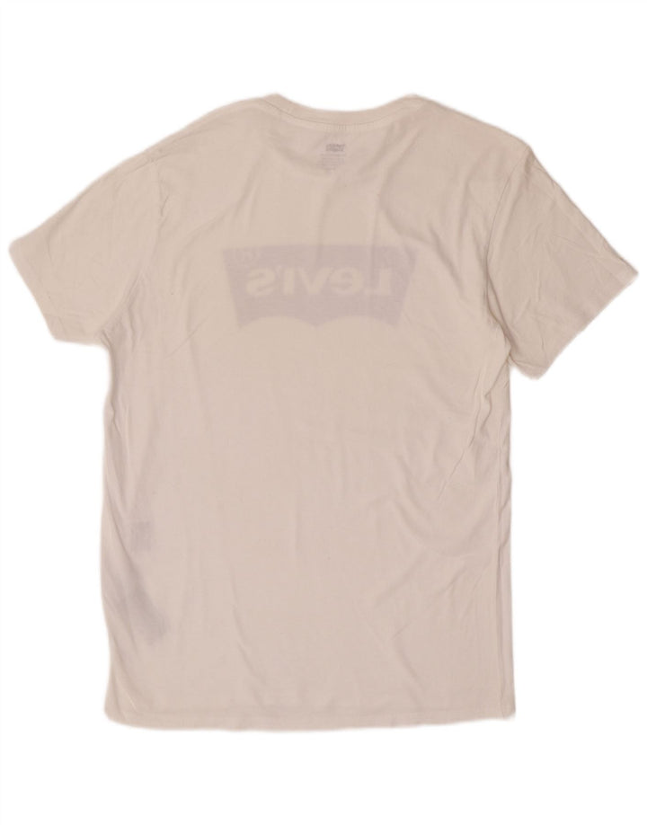 Levi's Herre grafisk T-shirt top mellem hvid bomuld