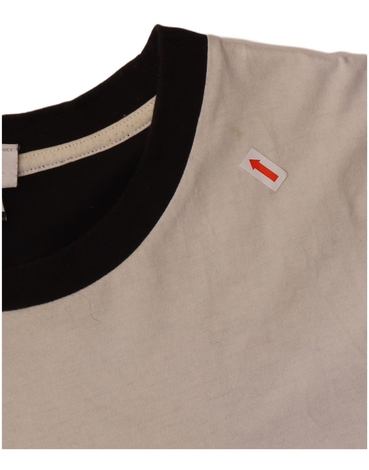 UMBRO Herre T-Shirt Top XL Sort Colourblock Bomuld