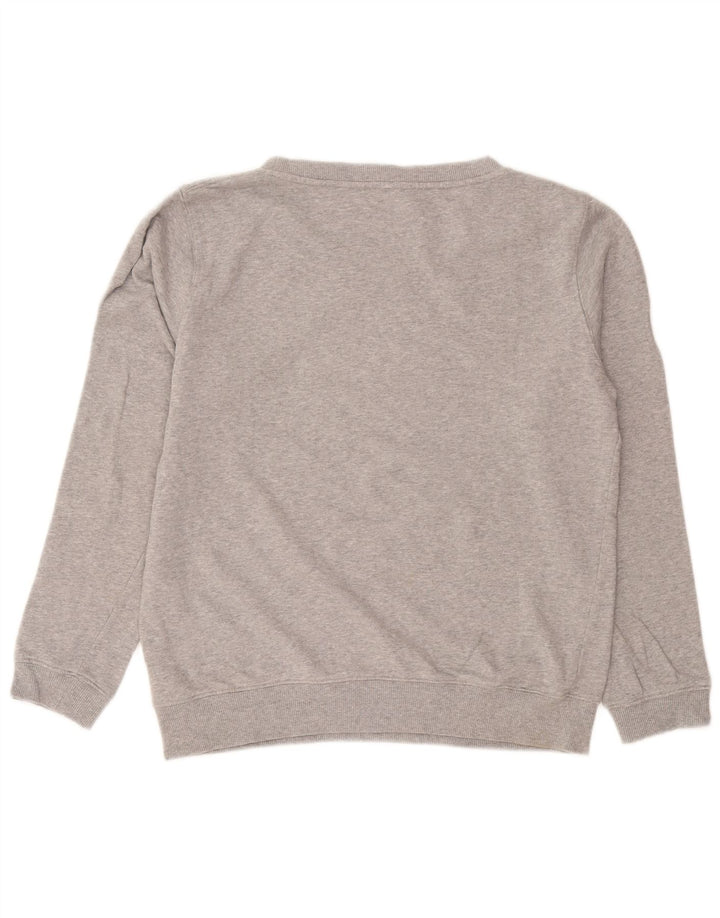 Diesel Herre Grafisk Sweatshirt Jumper Lille Grå Bomuld