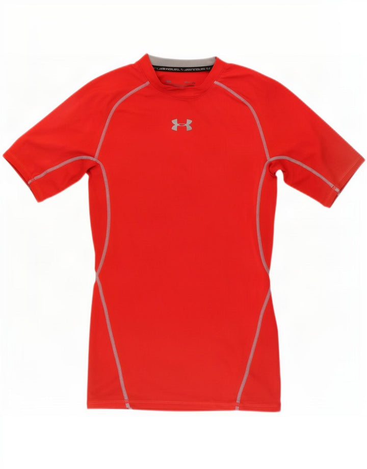 Under Armour Herre Compression T-Shirt Top Lille Rød