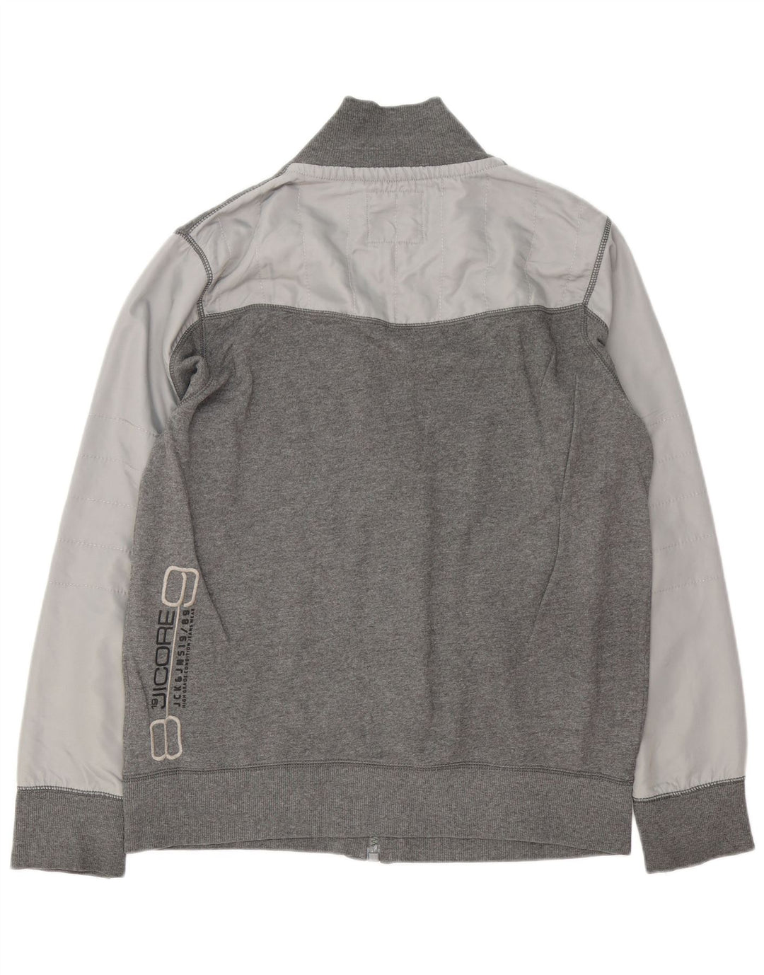 Jack & Jones Herre grafisk træningsdragt Topjakke XL Grå Colourblock Bomuld
