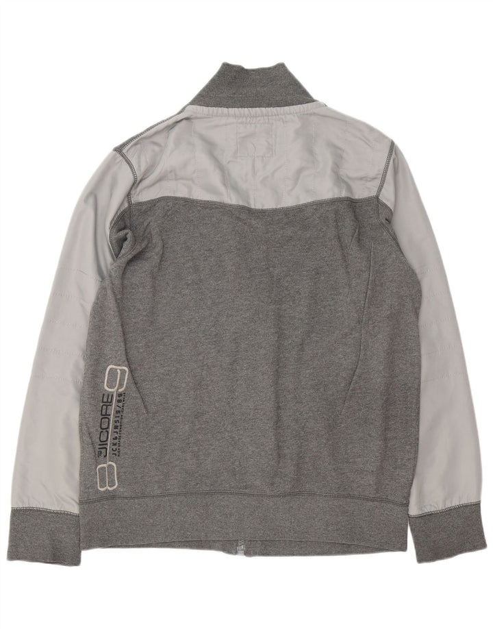 Jack & Jones Herre grafisk træningsdragt Topjakke XL Grå Colourblock Bomuld