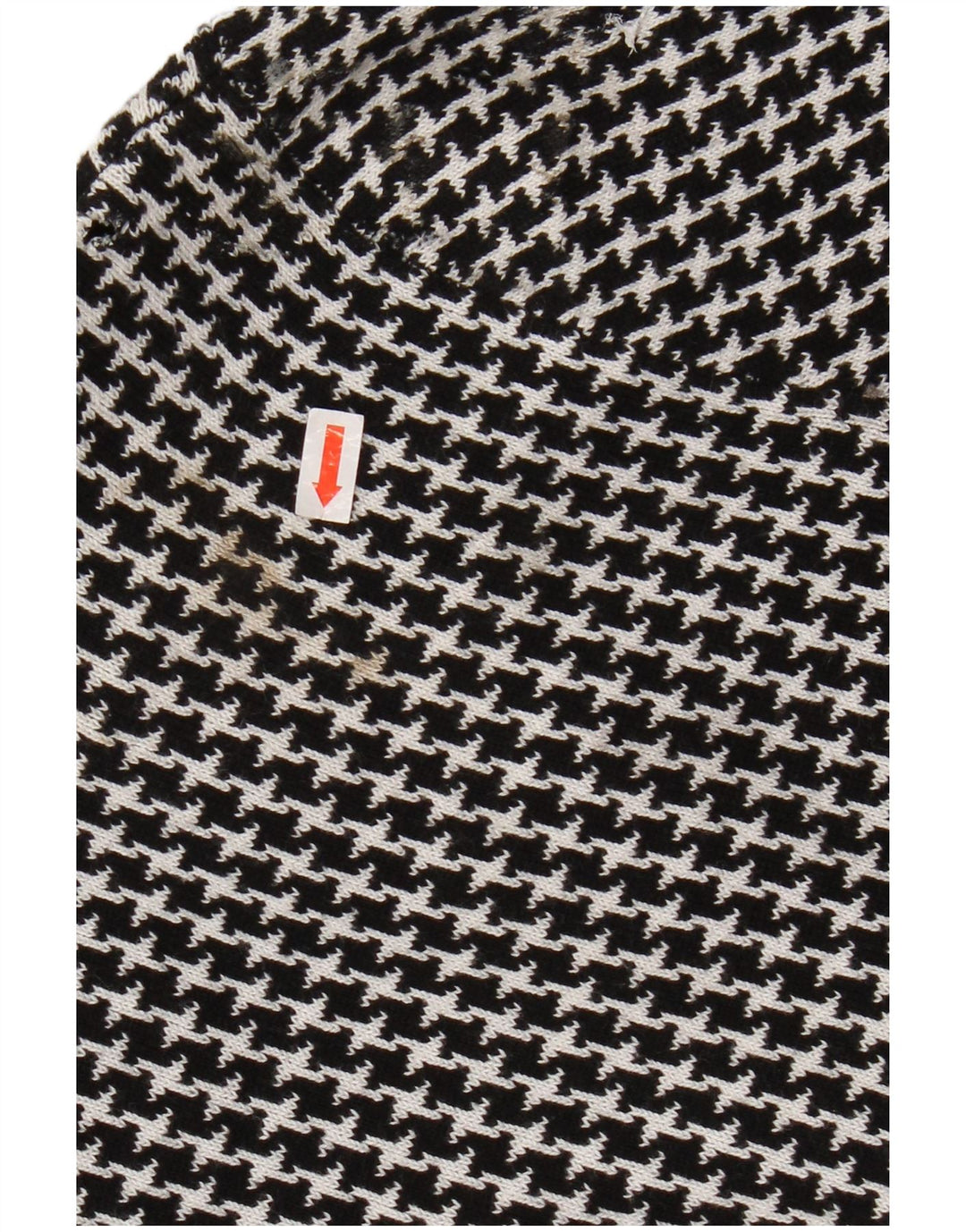 CHAPS Dame 3-knaps strik blazerjakke UK 12 Medium Black Houndstooth