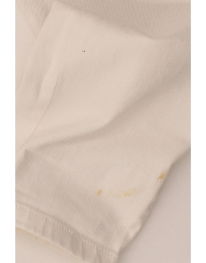 MONSOON Womens Slim Jeans UK 14 Large W32 L26 White Cotton Vintage Monsoon and Second-Hand Monsoon from Messina Hembry 