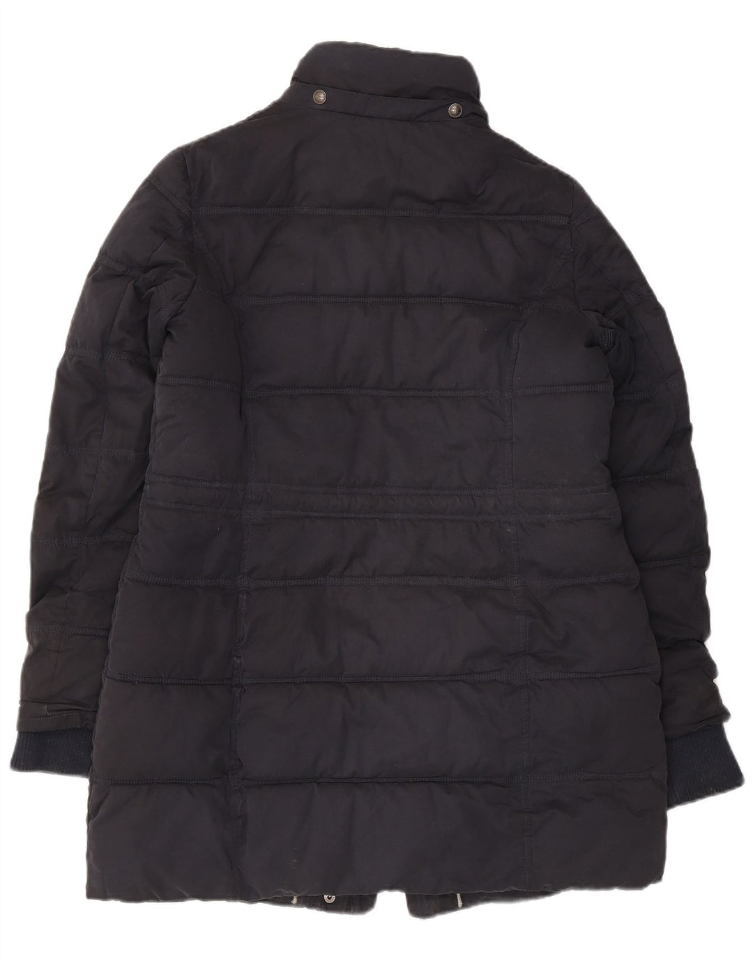 Fat Face Dame Polstret Jakke UK 12 Medium Sort Polyester